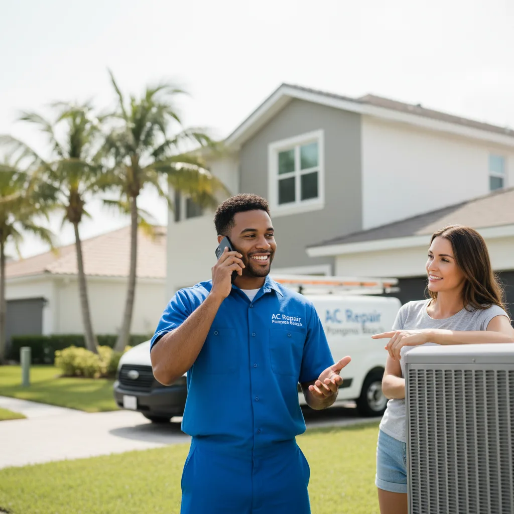 AC Repair Pompano Beach customer support in Deerfield Beach